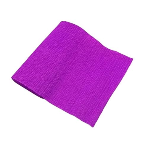 Krepppapier,Krepppapier Bunt 4 stücke 15*250 cm Dekorative Origami Gefältelt Krepp Papier Handwerk DIY Blume Machen Verpackung Falten Scrapbooking Partei Hintergrund Dekoration(Violet) von GBSONGLIANGBO