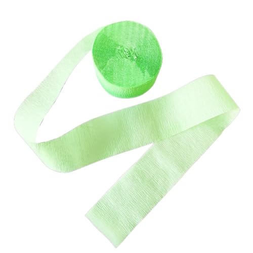 Krepppapier,Krepppapier Bunt 8 Rollen 4,5 cm * 25 Meter Krepppapier Luftschlangen Seidenpapier Rolle Blumen Basteln Herstellung Geburtstag Hochzeit Party Hintergrund DIY Dekoration(Fluorescence green) Krepppapier,Krepppapier Bunt 8 Rollen 4,5 cm * 25 Meter Krepppapier Luftschlangen Seidenpapier Rolle Blumen Basteln Herstellung Geburtstag Hochzeit Party Hintergrund DIY Dekoration(Fluorescence green) von GBSONGLIANGBO