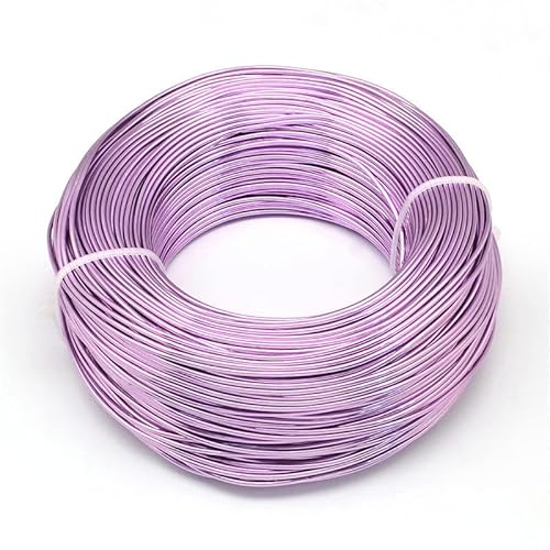 Blumendraht,Floristendraht 0,6/1,5 / 4mm Aluminiumdrahtschmuck-Ergebnisse for Schmuckherstellung DIY. Armband Halskette.(MediumOrchid,4mm 16m) von GBZIJIE