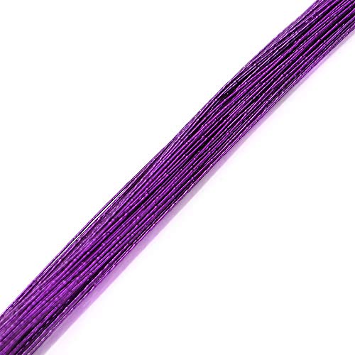 Blumendraht,Floristendraht 25 stücke 80cm Struding Blume Draht 0,45 mm Durchmesser Eisendraht for DIY. Nylonstrümpfe Blume, die Nylon-Strumpf-Blumen-Zubehör macht(T11) von GBZIJIE