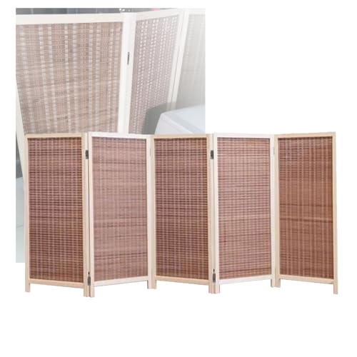 GCGC Kleine Trennwand, Faltbarer Raumteiler Aus Webstoff for Den Kindergarten, 3/4/5/6 Paneele, for Die Lounge Im Kindergartenschlafsaal(100X40CM-5 Panel) von GCGC