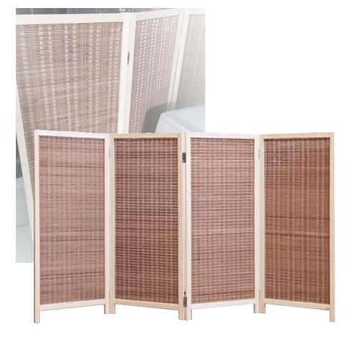 GCGC Kleine Trennwand, Faltbarer Raumteiler Aus Webstoff for Den Kindergarten, 3/4/5/6 Paneele, for Die Lounge Im Kindergartenschlafsaal(120X40CM-4 Panel) von GCGC