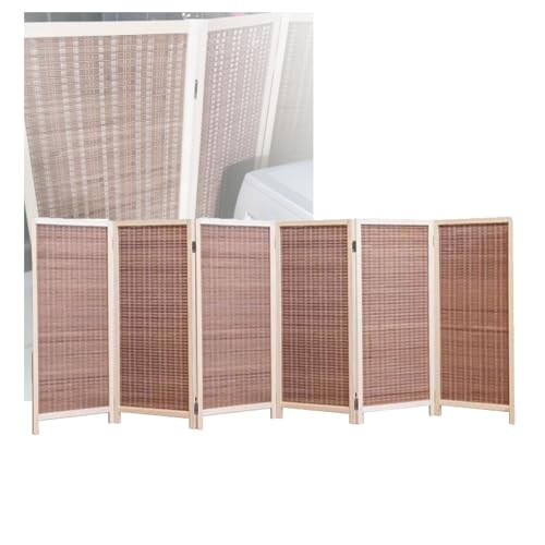 GCGC Kleine Trennwand, Faltbarer Raumteiler Aus Webstoff for Den Kindergarten, 3/4/5/6 Paneele, for Die Lounge Im Kindergartenschlafsaal(120X40CM-6 Panel) von GCGC