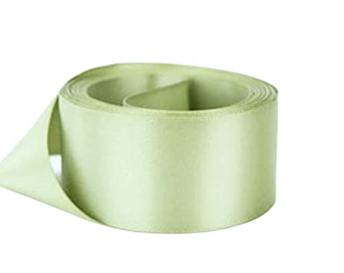 Doppelseitiges Satinband, Größe 38 mm x 10 m, Salbeigrün, perfekt für Geschenke, Nähen, Partys, Dekorationen, Veranstaltungen, Kleid, Hochzeit, Weihnachten, Basteln, Schleifen, Auto, DIY, Doppelseitiges Satinband, Größe 38 mm x 10 m, Salbeigrün, perfekt für Geschenke, Nähen, Partys, Dekorationen, Veranstaltungen, Kleid, Hochzeit, Weihnachten, Basteln, Schleifen, Auto, DIY, von GCS LONDON