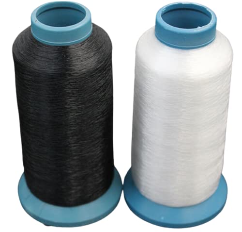 GCS LONDON Weißes Nylon-Nähgarn, unsichtbar, Größe 0,15 mm – 4000 Meter Kegel GCS LONDON Weißes Nylon-Nähgarn, unsichtbar, Größe 0,15 mm – 4000 Meter Kegel von GCS LONDON
