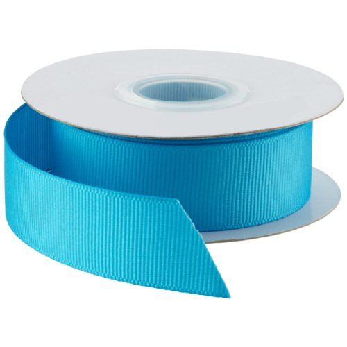 Ripsband, 5 m, für Geschenke, Nähen, Party-Dekorationen, Veranstaltungen, Hochzeit, Weihnachten, Basteln, Schleifen, DIY, Blumensträuße, Kuchen, doppelseitige Größen (50 mm x 5 m, Türkis) von GCS LONDON