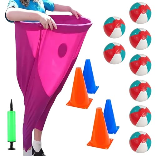 Granny Pants Yard Game Set, Oma Pants Outdoors Spiel, Lustiges Riesiges Oma Hosen Spieleset Mit 8 Hüpfbällen, O-Mas Hosen Party Den Garten Familientreffen Spieleabend, Für Kinder & Erwachsene(Red) Granny Pants Yard Game Set, Oma Pants Outdoors Spiel, Lustiges Riesiges Oma Hosen Spieleset Mit 8 Hüpfbällen, O-Mas Hosen Party Den Garten Familientreffen Spieleabend, Für Kinder & Erwachsene(Red) von GDAONUDK
