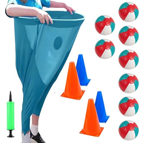 Granny Pants Yard Game Set, Oma Pants Outdoors Spiel, Lustiges Riesiges Oma Hosen Spieleset Mit 8 Hüpfbällen, O-Mas Hosen Party Den Garten Familientreffen Spieleabend, Für Kinder & Erwachsene(Light bl Granny Pants Yard Game Set, Oma Pants Outdoors Spiel, Lustiges Riesiges Oma Hosen Spieleset Mit 8 Hüpfbällen, O-Mas Hosen Party Den Garten Familientreffen Spieleabend, Für Kinder & Erwachsene(Light bl von GDAONUDK