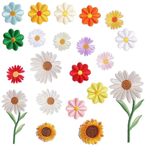 21 Stickerei-Aufnäher, bestickte Stoffflicken und Kleidungsdekorationszubehör, geeignet für Kleidung, Hüte und Taschen. 21 Stickerei-Aufnäher, bestickte Stoffflicken und Kleidungsdekorationszubehör, geeignet für Kleidung, Hüte und Taschen. von GDFHBD