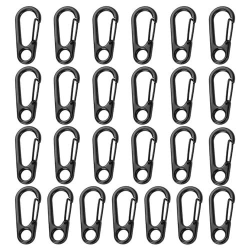 25 Seilhaken, D-förmige Federschnallen, Taschenanhänger, einfacher Schlüsselanhänger, DIY-Hängezubehör 25 Seilhaken, D-förmige Federschnallen, Taschenanhänger, einfacher Schlüsselanhänger, DIY-Hängezubehör von GDFHBD