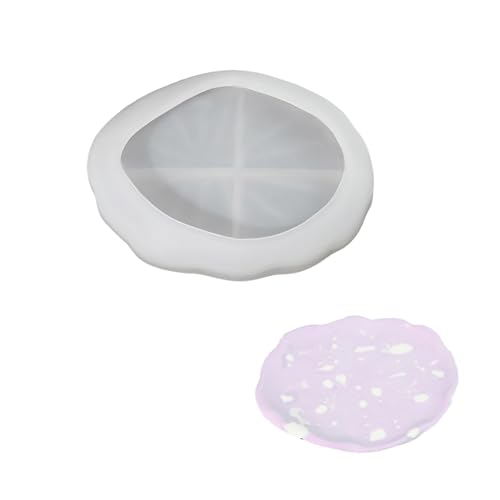 Blattförmige Silikonform für Gips, Epoxidharz, Beton, Zement, Schmuck, Aufbewahrung, Tablett, Dekoration von GDFHYJN(グフン)