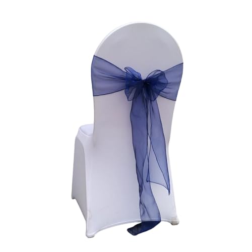 Hochzeit Stuhl Bogen Stuhl Rücken Dekoration, Perfekte Ergänzung zu Hochzeit Party Bankett Dekoration, 10 Stück Stuhl Schärpen von GDFHYJN(グフン)