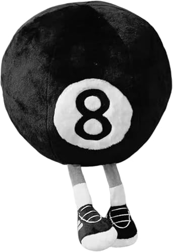 Billard-Plüschtier,Kreatives Plüsch-Billardkissen,Weich Gepolstertes Sportkissen,3D Schwarz 8 Billard Ball Wurf Kissen-Schwarzer Kreis Kissen Plüsch gefüllte Billard Dekoration Geschenke für Geburtsta Billard-Plüschtier,Kreatives Plüsch-Billardkissen,Weich Gepolstertes Sportkissen,3D Schwarz 8 Billard Ball Wurf Kissen-Schwarzer Kreis Kissen Plüsch gefüllte Billard Dekoration Geschenke für Geburtsta von GDFJBG