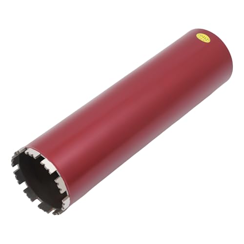 Diamantbohrkrone, Kernbohrkrone, 3300W Kernbohrgerät Kernbohrung, 112MM Rot Stahlbetonbohrgerät M22, für Kernbohrgeräte, Kernbohrkrone aus Sintermetall, Nassbohrkrone, Trockenbohrkrone von GDSKR