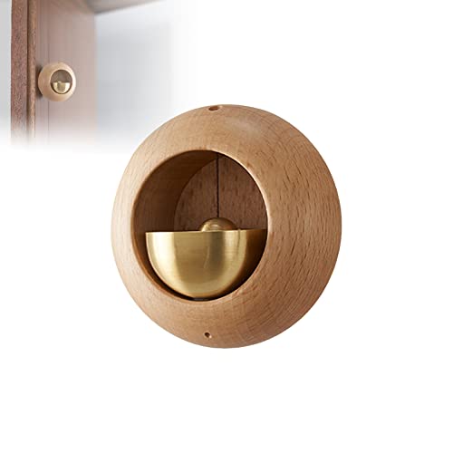 Holz-Türklingel, Magnetisch Befestigte Türklingel, Shopkeepers Bell Door Chime für Unternehmen, Einzigartige Glocke für Tür, Wand, Laden, Kleiderschrank, Dekoration für den Eingang (Schwarze Walnuss) Holz-Türklingel, Magnetisch Befestigte Türklingel, Shopkeepers Bell Door Chime für Unternehmen, Einzigartige Glocke für Tür, Wand, Laden, Kleiderschrank, Dekoration für den Eingang (Schwarze Walnuss) von GDWD