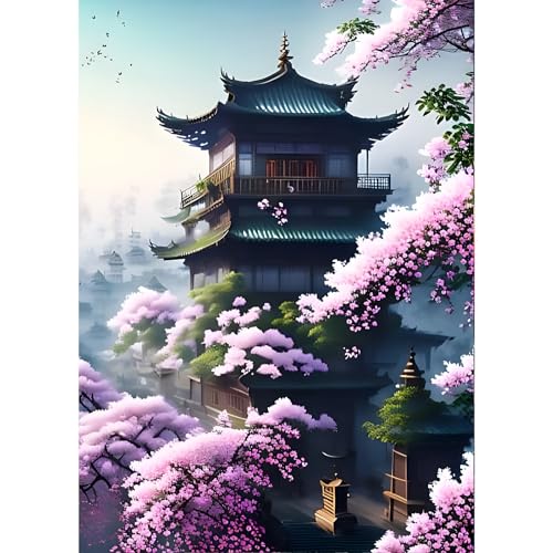 GDYEEH 5D Architektur Diamant Painting Pictures, DIY Blumen Diamant Art Painting Kits, Palast Diamond Painting Set for Adults Anfänger, Diamond Painting Art by Numbers for Home Decor 30x40cm GDYEEH 5D Architektur Diamant Painting Pictures, DIY Blumen Diamant Art Painting Kits, Palast Diamond Painting Set for Adults Anfänger, Diamond Painting Art by Numbers for Home Decor 30x40cm von GDYEEH
