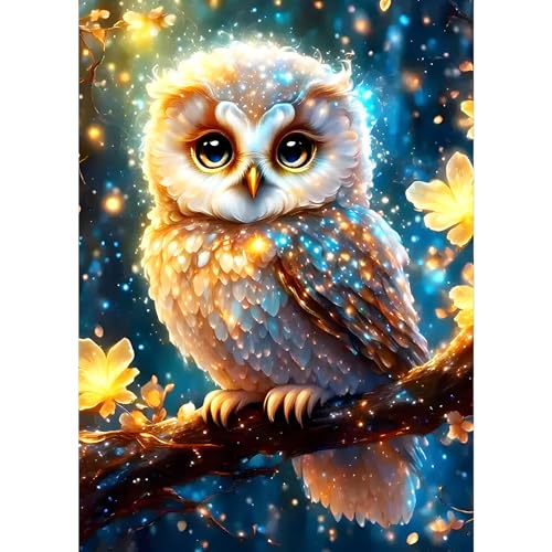 GDYEEH Fantasie Eule Diamond Painting Erwachsene, 5D Cartoon Diamant Kunst Bilder Anfänger, DIY Runder Vollbohrer Traumland Diamanten Malerei Stickerei Kreuzstich Geschenke Home Wand Dekor 30x40 cm GDYEEH Fantasie Eule Diamond Painting Erwachsene, 5D Cartoon Diamant Kunst Bilder Anfänger, DIY Runder Vollbohrer Traumland Diamanten Malerei Stickerei Kreuzstich Geschenke Home Wand Dekor 30x40 cm von GDYEEH