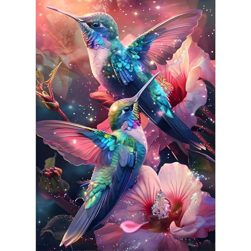 GDYEEH HKolibri Diamond Painting Erwachsene, 5D Rosa Blumen Diamant Kunst Bilder Anfänger, DIY Vögel Runder Vollbohrer Diamanten Malerei Stickerei Kreuzstich Geschenke Home Wand Dekor 30x40cm GDYEEH HKolibri Diamond Painting Erwachsene, 5D Rosa Blumen Diamant Kunst Bilder Anfänger, DIY Vögel Runder Vollbohrer Diamanten Malerei Stickerei Kreuzstich Geschenke Home Wand Dekor 30x40cm von GDYEEH