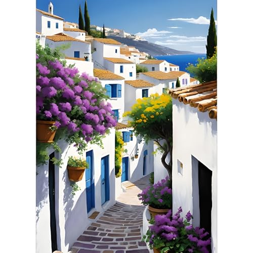 GDYEEH Haus Diamond Painting Erwachsene, 5D Blumen Diamant Kunst Bilder Anfänger, DIY Straße Runder Vollbohrer Diamanten Malerei Stickerei Kreuzstich Geschenke Home Wand Dekor 30x40cm GDYEEH Haus Diamond Painting Erwachsene, 5D Blumen Diamant Kunst Bilder Anfänger, DIY Straße Runder Vollbohrer Diamanten Malerei Stickerei Kreuzstich Geschenke Home Wand Dekor 30x40cm von GDYEEH