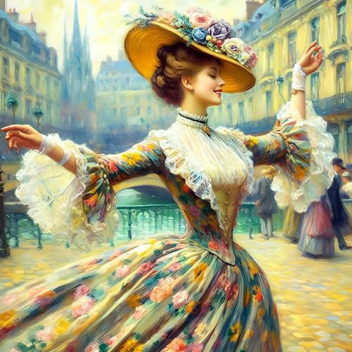 GDYEEH Lolita Prinzessin Diamond Painting Erwachsene, 5D Vintage Dame Diamant Kunst Bilder Anfänger, DIY Runder Vollbohrer Diamanten Malerei Stickerei Kreuzstich Geschenke Home Wand Dekor 30x30 cm GDYEEH Lolita Prinzessin Diamond Painting Erwachsene, 5D Vintage Dame Diamant Kunst Bilder Anfänger, DIY Runder Vollbohrer Diamanten Malerei Stickerei Kreuzstich Geschenke Home Wand Dekor 30x30 cm von GDYEEH