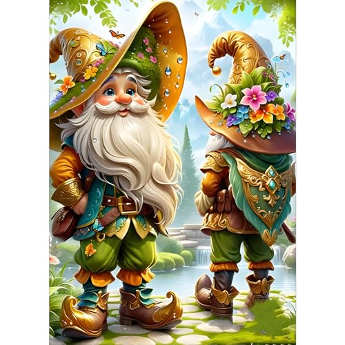 GDYEEH Zwerg Diamond Painting Erwachsene, 5D Blumen Diamant Painting Bilder Anfänger, DIY Zeichentrickfilm Runder Vollbohrer Diamanten Malerei Stickerei Kreuzstich Geschenke Home Wand Dekor 30x40cm GDYEEH Zwerg Diamond Painting Erwachsene, 5D Blumen Diamant Painting Bilder Anfänger, DIY Zeichentrickfilm Runder Vollbohrer Diamanten Malerei Stickerei Kreuzstich Geschenke Home Wand Dekor 30x40cm von GDYEEH