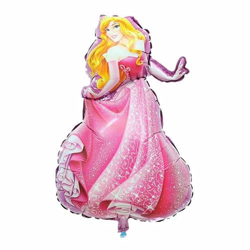 Disney Prinzessinnen-Folienballons, 94 cm, für Geburtstagsparty, Dekoration, Mädchen, Belle Frozen Dornröschen, Aschenputtel von GEA