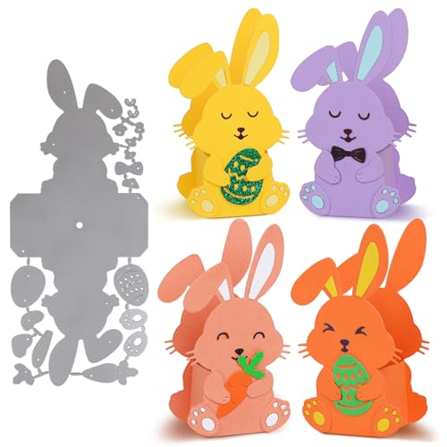 1 Set Stanzschablonen Osterhase Boxen Metall Stanzen Ostern Hase Prägeschablonen Stanzformen Stanzmaschine Schablonen Cutting Dies für DIY Geschenkboxen Handwerk Geschenk 1 Set Stanzschablonen Osterhase Boxen Metall Stanzen Ostern Hase Prägeschablonen Stanzformen Stanzmaschine Schablonen Cutting Dies für DIY Geschenkboxen Handwerk Geschenk von GEBETTER