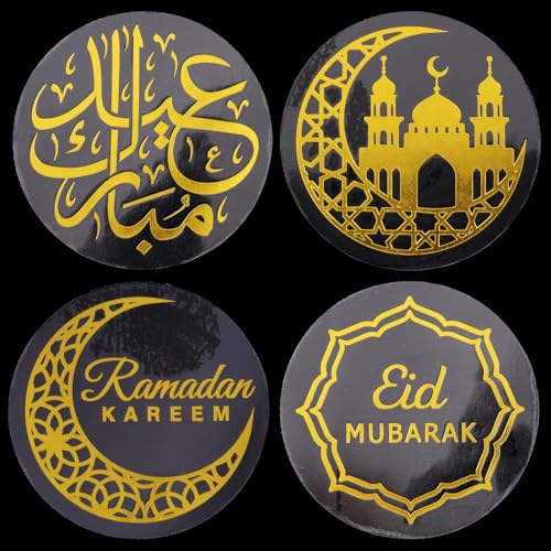 120 Stück 3,5cm Eid Mubarak Aufkleber 4 Muster Muslimischen Party Sticker Ramadan Kareem Etiketten Islamisches Partei Geschenkaufkleber Geschenk Deko Für Geschenkbeutel Candy Cookie Box 120 Stück 3,5cm Eid Mubarak Aufkleber 4 Muster Muslimischen Party Sticker Ramadan Kareem Etiketten Islamisches Partei Geschenkaufkleber Geschenk Deko Für Geschenkbeutel Candy Cookie Box von GEBETTER