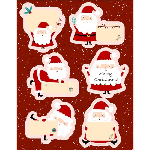 120 Stück Weihnachten Aufkleber Beschreibbar Etiketten Selbstklebend Deko Christmas Weihnachtsmann Geschenkaufkleber Marmelade Sticker Weihnachtssticker Weihnachtsaufkleber Klebeetiketten 120 Stück Weihnachten Aufkleber Beschreibbar Etiketten Selbstklebend Deko Christmas Weihnachtsmann Geschenkaufkleber Marmelade Sticker Weihnachtssticker Weihnachtsaufkleber Klebeetiketten von GEBETTER