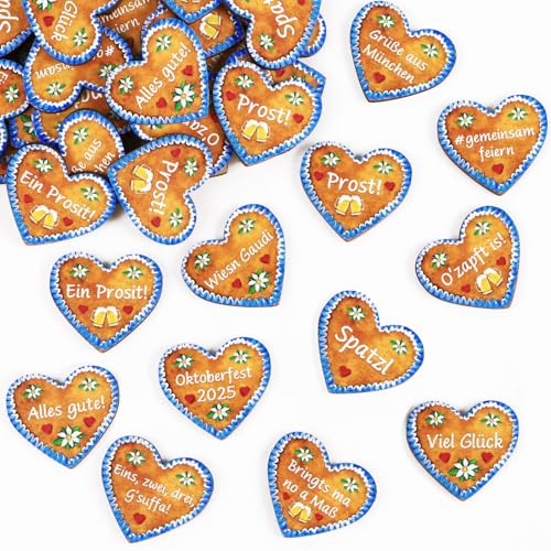 60 Stück 12 Stile Holz Streudeko Oktoberfest, Herz Basteln Bierfest Konfetti Tisch Deko Oktoberfestparty Confetti Ideal als Bayerisch Party Tischdeko Bayrisch Oktoberfestdeko Wiesn Dekoration 60 Stück 12 Stile Holz Streudeko Oktoberfest, Herz Basteln Bierfest Konfetti Tisch Deko Oktoberfestparty Confetti Ideal als Bayerisch Party Tischdeko Bayrisch Oktoberfestdeko Wiesn Dekoration von GEBETTER