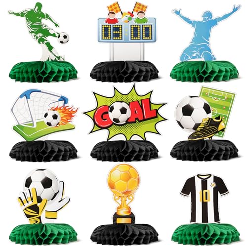 9 Stück Fußball Party Deko Tischdeko Fussball Bienenwabe Mittelstücke Dekoration für Geburtstagsparty Mottoparty Kindergeburtstag Party Geburtstag Partyzubehör Kinderparty 9 Stück Fußball Party Deko Tischdeko Fussball Bienenwabe Mittelstücke Dekoration für Geburtstagsparty Mottoparty Kindergeburtstag Party Geburtstag Partyzubehör Kinderparty von GEBETTER