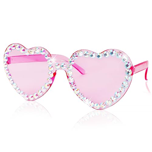 GEBETTER 1 Paar Randlose Herz Brille Hippie Kostüm Zubehör Herzförmige Partybrille Love Brille Transparent zum Fasching Geburtstagsfeier Halloween Party für Erwachsene Jungen und Mädchen GEBETTER 1 Paar Randlose Herz Brille Hippie Kostüm Zubehör Herzförmige Partybrille Love Brille Transparent zum Fasching Geburtstagsfeier Halloween Party für Erwachsene Jungen und Mädchen von GEBETTER