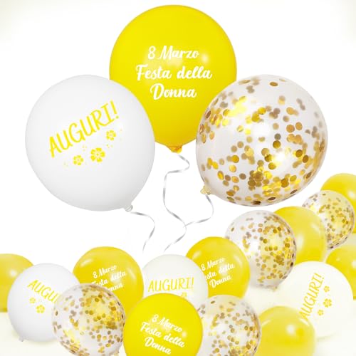 Italienisch 18 * 12 Zoll Frauentag Latex Luftballons + 2* Bänder Ballons Deko Hintergrund Themen Partyballon Mutter Dekorationen für Frauentag Frauen Mama Thema Party Italienisch 18 * 12 Zoll Frauentag Latex Luftballons + 2* Bänder Ballons Deko Hintergrund Themen Partyballon Mutter Dekorationen für Frauentag Frauen Mama Thema Party von GEBETTER