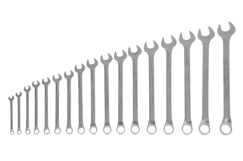 GEDORE Ring-Maulschlüssel-Satz, 17-teilig, SW 6-22 mm, gekröpft, 12-kant, UD-Profil, Schraubenschlüssel Set, 1 B-017 von GEDORE