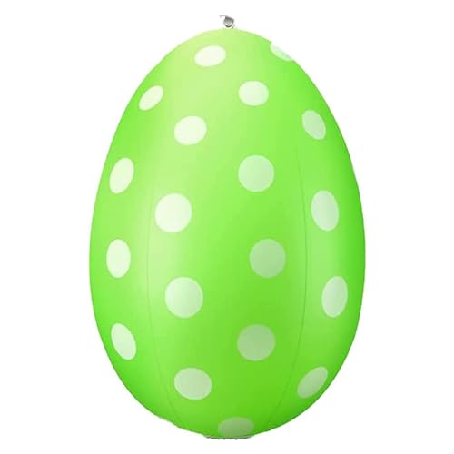 Bunte Rieseneier, Osterhof, Osterhof, aufblasbare Ostereier, Partyzubehör für Ostern, Outdoor, hängend, 60 cm von GEDOX