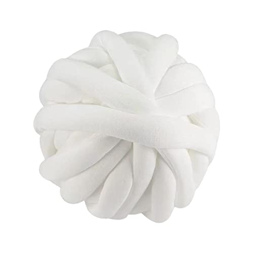 Dickes Baumwollgarn zum Stricken von Armen, dicke Baumwollfaser für Bastelarbeiten, Jumbo-Strickdecke (20 Yards) zur Herstellung von Tragetaschen für das Haustierhaus, Kissen von GEDOX