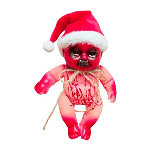 GEDOX Gruselige Babypuppe – Babypuppe mit Zombie-Thematik, Halloween-Zubehör für Babys, gruselige , einzigartige Erinnerung an das Zombie-Baby, verzauberte Geisterpuppe, Ornament von GEDOX