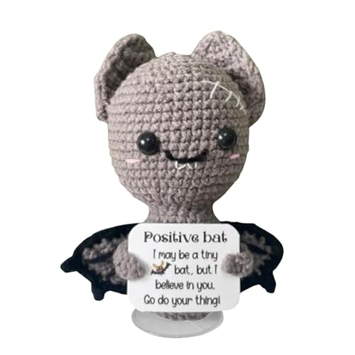 GEDOX Positive Kartoffel – Tiere zum Stricken von Puppen im Taschenformat | positive Inspirationskartoffel | kreative aus Wolle mit Karten von GEDOX