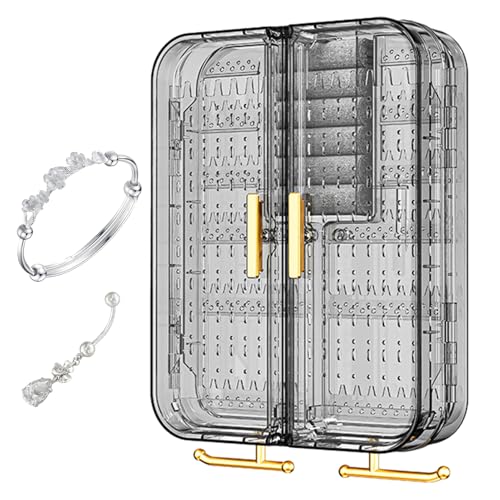 GEDOX Schmuckorganizer für Wand, Schmuckhalter zur Wandmontage | Schmuckschatulle, Schmuckhalter, Wandbox, transparenter Aufbewahrungsorganisator, ohne Stanzen, für Collie, GEDOX Schmuckorganizer für Wand, Schmuckhalter zur Wandmontage | Schmuckschatulle, Schmuckhalter, Wandbox, transparenter Aufbewahrungsorganisator, ohne Stanzen, für Collie, von GEDOX