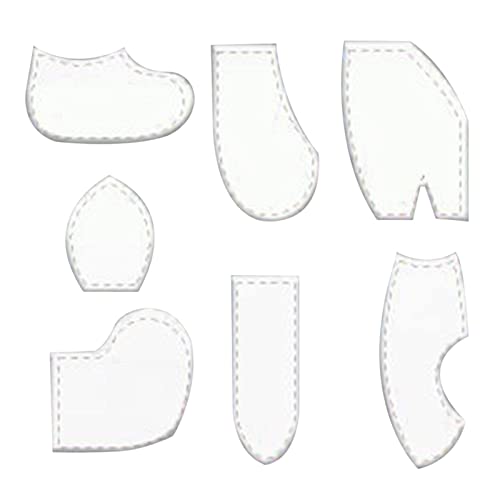 Set aus Vorlagen für Kaninchen, Nährahmenlineal in Form von Nähern, Plüsch- -Spielzeug, Nährahmen in Hasenform mit 3 Größen, Acryl-Hasenpuppen von GEDOX