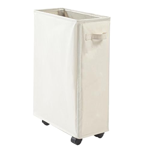 Wäschekörbe für Badezimmer, faltbar, aus Netzstoff, Wäschekorb mit abnehmbarem Regal, großer faltbarer Wäschekorb, Slim Hammer, hoher Wäschekorb, freistehend, 42 l, mit Griff, Wäschekorb Wäschekörbe für Badezimmer, faltbar, aus Netzstoff, Wäschekorb mit abnehmbarem Regal, großer faltbarer Wäschekorb, Slim Hammer, hoher Wäschekorb, freistehend, 42 l, mit Griff, Wäschekorb von GEDOX