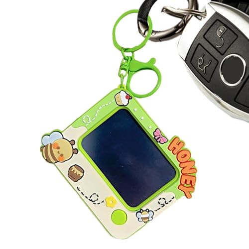 Zeichenblock, kleines Zeichenbrett, niedlicher Schlüsselanhänger mit Doodle-Kissen des Bienenmodells - Rucksack Schlüsselanhänger Clip Doodle Zeichenbretter Anhänger Schlüsselanhänger Zubehör Zeichenblock, kleines Zeichenbrett, niedlicher Schlüsselanhänger mit Doodle-Kissen des Bienenmodells - Rucksack Schlüsselanhänger Clip Doodle Zeichenbretter Anhänger Schlüsselanhänger Zubehör von GEDOX