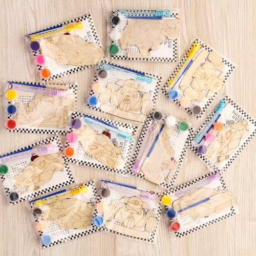 GEECOZYLIFE Dankeschön-Geschenke für Kinder – Rennwagen-Partygeschenke – Rennwagen-Partyzubehör – Rennwagen-Holz-Malset für Kinder mit Seifenblasen-Zauberstab – Kindergeburtstag, Jungen, Mädchen, GEECOZYLIFE Dankeschön-Geschenke für Kinder – Rennwagen-Partygeschenke – Rennwagen-Partyzubehör – Rennwagen-Holz-Malset für Kinder mit Seifenblasen-Zauberstab – Kindergeburtstag, Jungen, Mädchen, von GEECOZYLIFE