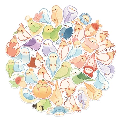 Amaxiu Cartoon Papageien Aufkleber, 40 Stück Niedliche Kawaii Bezaubernde Papageien Vögel ästhetische Aufkleber Wasserfest selbstklebende für Scrapbooking Planer Tagebücher Teenager Kinder Geschenk Amaxiu Cartoon Papageien Aufkleber, 40 Stück Niedliche Kawaii Bezaubernde Papageien Vögel ästhetische Aufkleber Wasserfest selbstklebende für Scrapbooking Planer Tagebücher Teenager Kinder Geschenk von GEEHUA