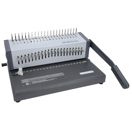 Bindungsmaschine, 21 Löcher Buch Comb Binder Buch Bindungsmaschine Bindungsmaschine Spiralspulen Bindemitt Bindungsmaschine, 21 Löcher Buch Comb Binder Buch Bindungsmaschine Bindungsmaschine Spiralspulen Bindemitt von GEERYZHE