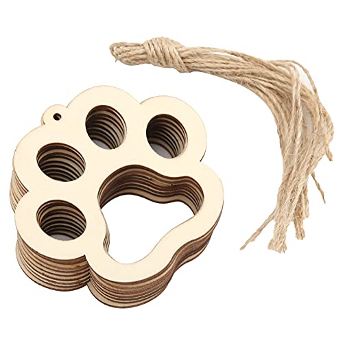 Herzpfotenholz, 30pcs Holzstücke Loch Naturholz Material Holzhandwerk Blöcke Kleine Holzstücke Glatte Oberfläche Süßes Holzstück Bärenpfote für Dekoration Herzpfotenholz, 30pcs Holzstücke Loch Naturholz Material Holzhandwerk Blöcke Kleine Holzstücke Glatte Oberfläche Süßes Holzstück Bärenpfote für Dekoration von GEERYZHE