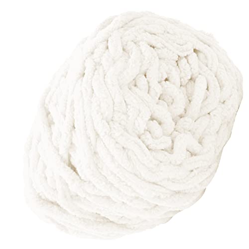 Klobiges Garn, Einzelne Dicke Terylen -Eisstreifen -Deckengarn Klobiges Garn für Hand Stricken Weiche Plush -Strickgarn für Kissen, Haustierbett, Wohnkultur (#1) von GEERYZHE