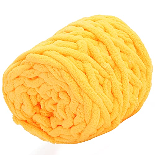 Klobiges Garn, Einzelne Dicke Terylen -Eisstreifen -Deckengarn Klobiges Garn für Hand Stricken Weiche Plush -Strickgarn für Kissen, Haustierbett, Wohnkultur (#12) von GEERYZHE
