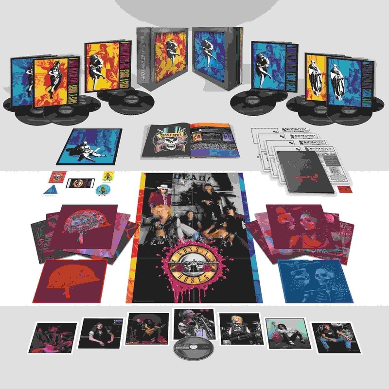 Use Your Illusion (Limited Super Deluxe Edition, 12 LPs + Blu-ray) (Vinyl) - Guns N' Roses. (LP) von GEFFEN