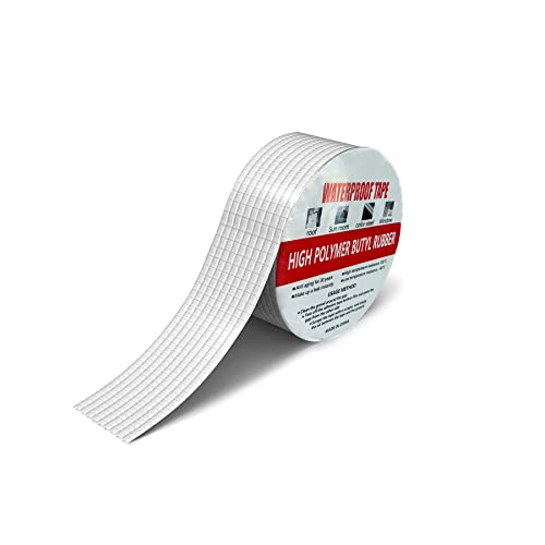 GEFONG Wasserdichter Butylkautschuk Klebeband aus Aluminiumfolie Länge 1m Breite 5cm Reparaturband für Rohr Dach Rinne für Kunststoff- und Metallreparaturen 1 Rolle GEFONG Wasserdichter Butylkautschuk Klebeband aus Aluminiumfolie Länge 1m Breite 5cm Reparaturband für Rohr Dach Rinne für Kunststoff- und Metallreparaturen 1 Rolle von GEFONG